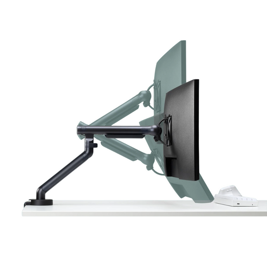 Healthy Home & Office - Monitor stand with a monitor on a white background