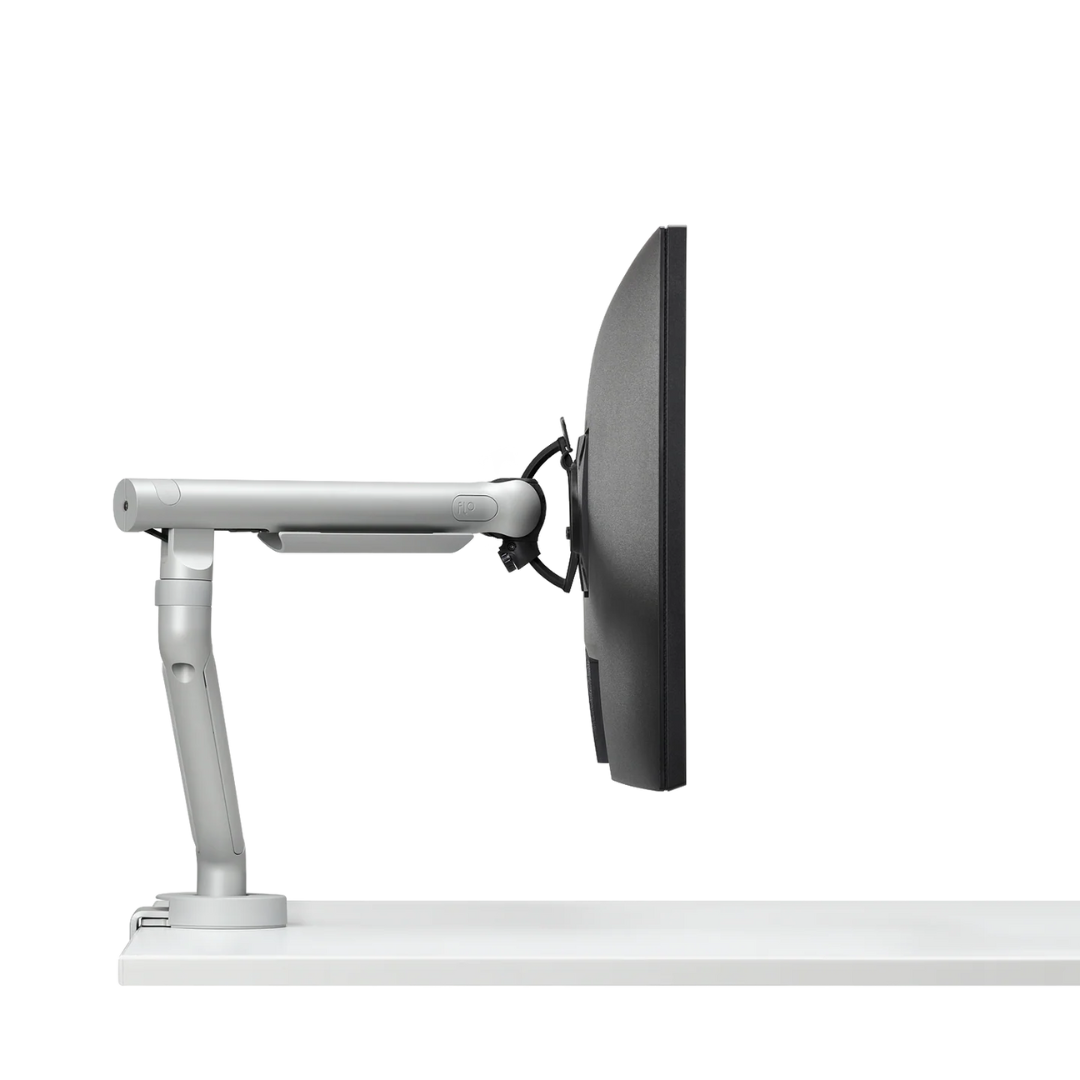 Healthy Home & Office - Monitor stand with a monitor on a white background