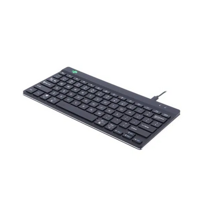 Healthy Home & Office - Black keyboard on a white background